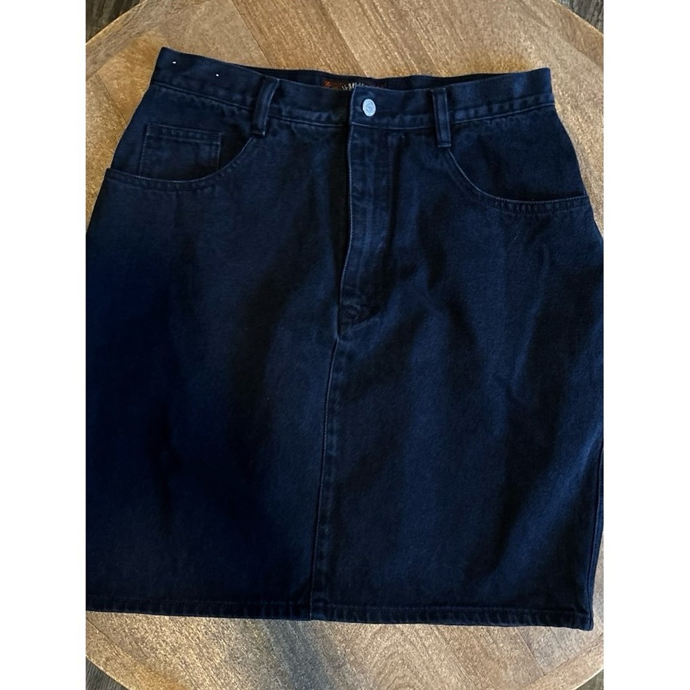 Women's Vintage Denim Skirt By JEANJER JEANS By JORDACHE, Size 11/12